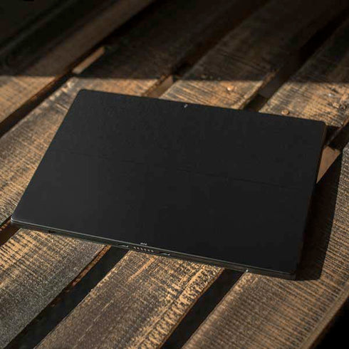 Specialty Vinyl Black Brushed Steel Texture Surface Pro 6 Skin