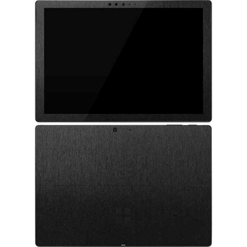 Specialty Vinyl Black Brushed Steel Texture Surface Pro 7 Skin