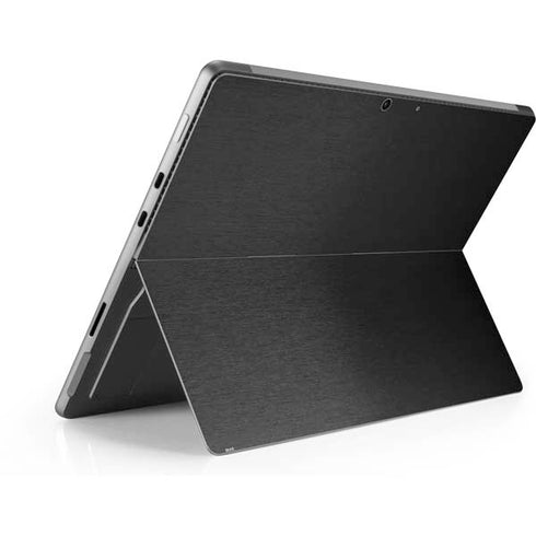 Specialty Vinyl Black Brushed Steel Texture Surface Pro 9 Skin