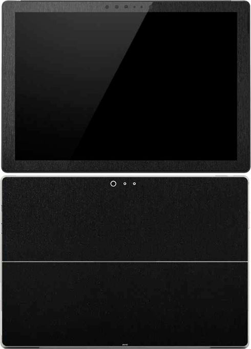 Specialty Vinyl Black Brushed Steel Texture Surface Pro (2017) Skin