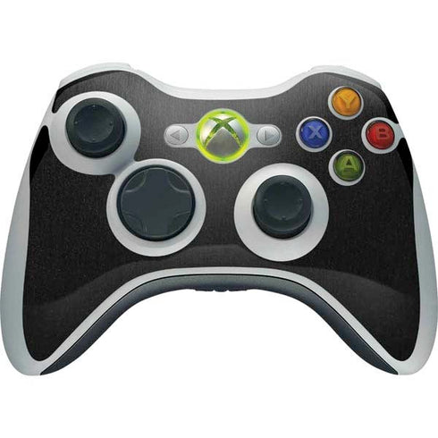 Specialty Vinyl Black Brushed Steel Texture Xbox 360 Wireless Controller Skin