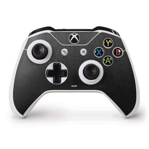 Specialty Vinyl Black Brushed Steel Texture Xbox One S Controller Skin