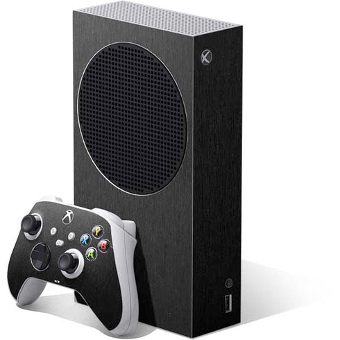 Specialty Vinyl Black Brushed Steel Texture Xbox Series S Bundle Skin