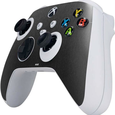 Specialty Vinyl Black Brushed Steel Texture Xbox Series S Controller Skin