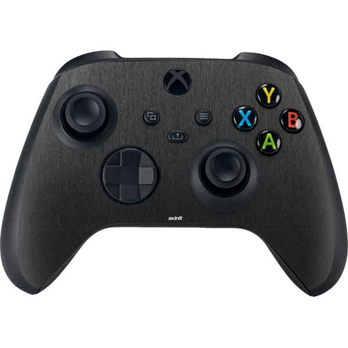 Specialty Vinyl Black Brushed Steel Texture Xbox Series X Bundle Skin