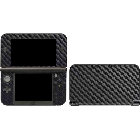 Black Carbon Fiber Specialty Texture Material 3DS XL 2015 Skin
