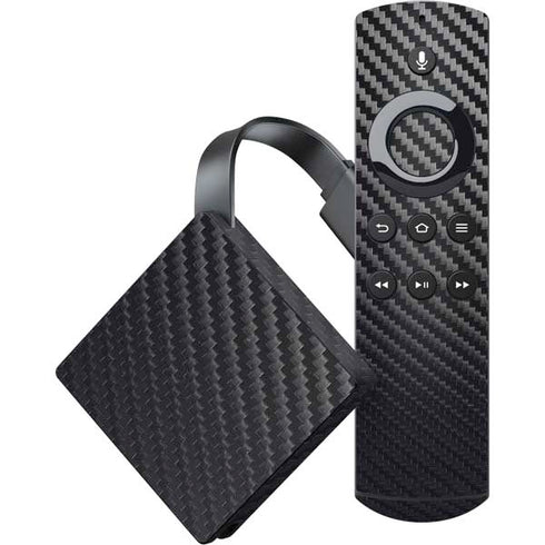 Black Carbon Fiber Specialty Texture Material Amazon Fire TV Skin