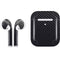 Black Carbon Fiber Specialty Texture Material Apple AirPods 2 Skin