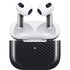 Black Carbon Fiber Specialty Texture Material Apple AirPods (3rd Gen 2021) Skin