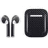 Black Carbon Fiber Specialty Texture Material Apple AirPods Skin