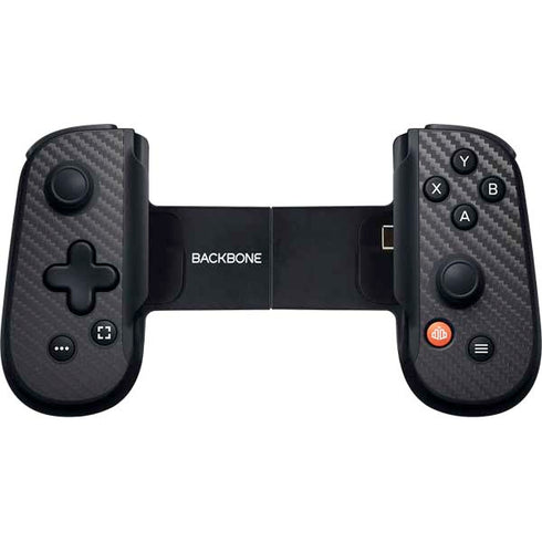 Black Carbon Fiber Specialty Texture Material Backbone One for iPhone Game Controller Skin