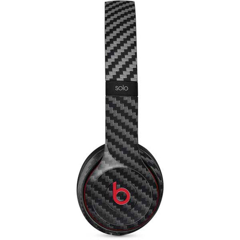 Black Carbon Fiber Specialty Texture Material Beats Solo 2 Wireless Skin
