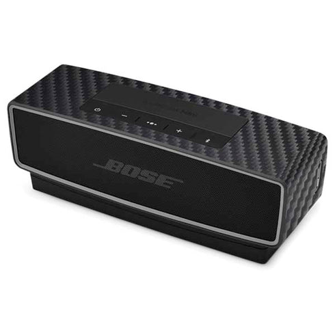 Black Carbon Fiber Specialty Texture Material Bose SoundLink Mini Speaker II Skin