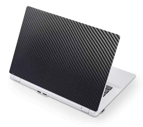 Black Carbon Fiber Specialty Texture Material Acer Chromebook Skin