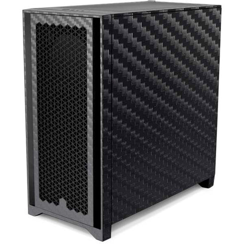 Black Carbon Fiber Specialty Texture Material Corsair 4000D Tempered Glass Mid-Tower ATX Case Skin