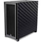 Black Carbon Fiber Specialty Texture Material Corsair 4000D Tempered Glass Mid-Tower ATX Case Skin