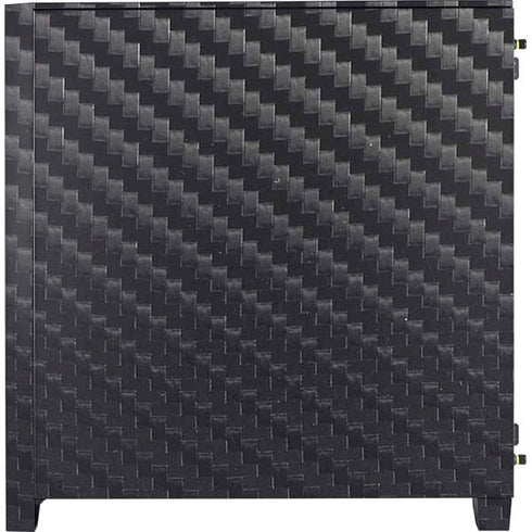 Black Carbon Fiber Specialty Texture Material Corsair 4000D Tempered Glass Mid-Tower ATX Case Skin