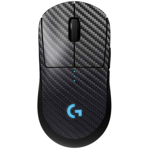 Black Carbon Fiber Specialty Texture Material G Pro Wireless Gaming Mouse Skin