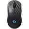 Black Carbon Fiber Specialty Texture Material G Pro Wireless Gaming Mouse Skin