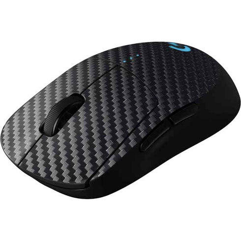 Black Carbon Fiber Specialty Texture Material G Pro Wireless Gaming Mouse Skin
