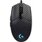 Black Carbon Fiber Specialty Texture Material G203 Prodigy RGB Wired Gaming Mouse Skin