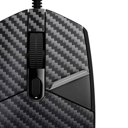 Black Carbon Fiber Specialty Texture Material G203 Prodigy RGB Wired Gaming Mouse Skin