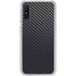 Black Carbon Fiber Specialty Texture Material Galaxy A10e Clear Case