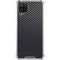 Black Carbon Fiber Specialty Texture Material Galaxy A12 Clear Case