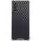 Black Carbon Fiber Specialty Texture Material Galaxy A32 5G Clear Case