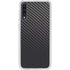 Black Carbon Fiber Specialty Texture Material Galaxy A50 Clear Case