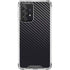 Black Carbon Fiber Specialty Texture Material Galaxy A52 5G Clear Case