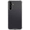 Black Carbon Fiber Specialty Texture Material Galaxy A54 5G Clear Case