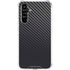 Black Carbon Fiber Specialty Texture Material Galaxy A54 5G Clear Case