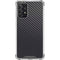 Black Carbon Fiber Specialty Texture Material Galaxy A72 5G Clear Case