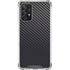 Black Carbon Fiber Specialty Texture Material Galaxy A72 5G Clear Case