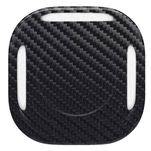 Black Carbon Fiber Specialty Texture Material Galaxy Buds Live Skin