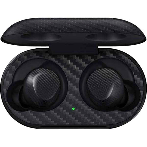 Black Carbon Fiber Specialty Texture Material Galaxy Buds Skin