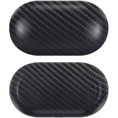 Black Carbon Fiber Specialty Texture Material Galaxy Buds Skin