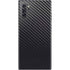 Black Carbon Fiber Specialty Texture Material Galaxy Note 10 Plus Skin
