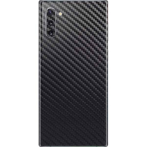 Black Carbon Fiber Specialty Texture Material Galaxy Note 10 Skin