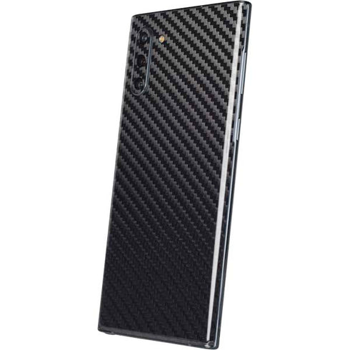 Black Carbon Fiber Specialty Texture Material Galaxy Note 10 Skin