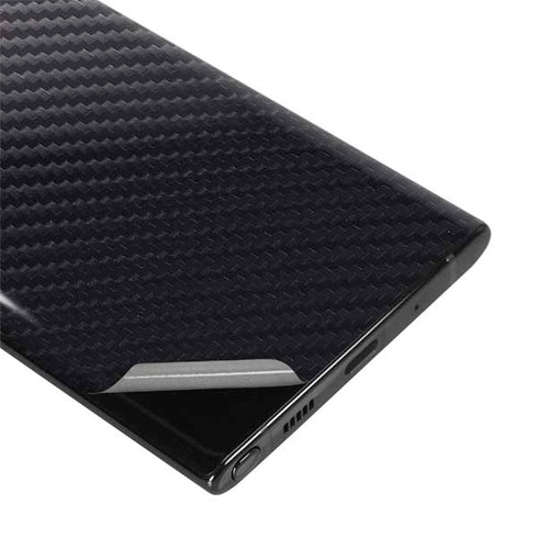 Black Carbon Fiber Specialty Texture Material Galaxy Note 10 Skin