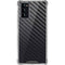 Black Carbon Fiber Specialty Texture Material Galaxy Note20 5G Clear Case