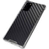 Black Carbon Fiber Specialty Texture Material Galaxy Note20 5G Clear Case