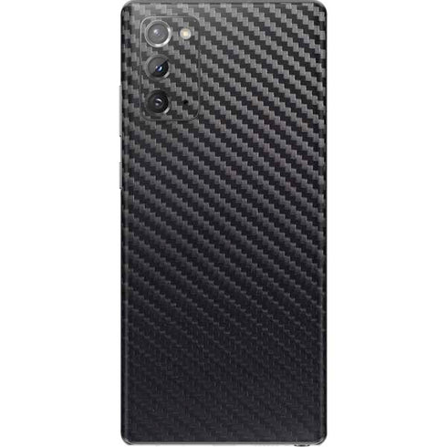 Black Carbon Fiber Specialty Texture Material Galaxy Note20 5G Skin
