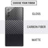 Black Carbon Fiber Specialty Texture Material Galaxy Note20 5G Skin
