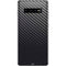 Black Carbon Fiber Specialty Texture Material Galaxy S10 Plus Skin