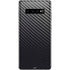 Black Carbon Fiber Specialty Texture Material Galaxy S10 Plus Skin