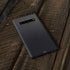 Black Carbon Fiber Specialty Texture Material Galaxy S10 Skin