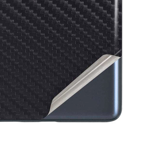 Black Carbon Fiber Specialty Texture Material Galaxy S20 Fan Edition Skin